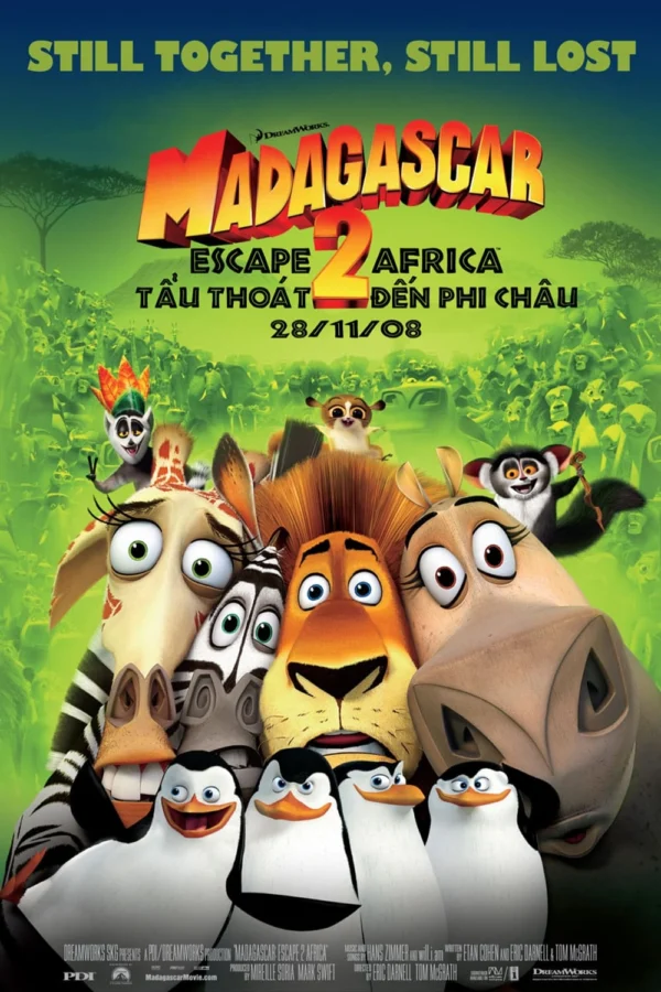Madagascar 2: Tẩu Thoát Đến Châu Phi - Madagascar: Escape 2 Africa (2008) Madagascar 2: Tẩu Thoát Đến Châu Phi - Madagascar: Escape 2 Africa (2008)