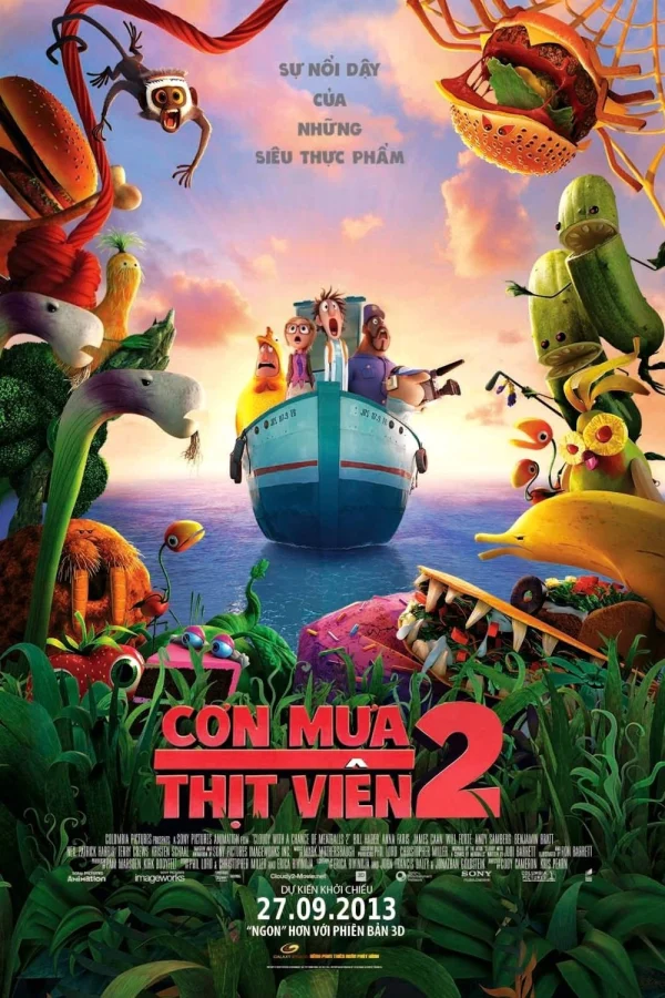 Cơn Mưa Thịt Viên 2 - Cloudy with a Chance of Meatballs 2 (2013) Cơn Mưa Thịt Viên 2 - Cloudy with a Chance of Meatballs 2 (2013)